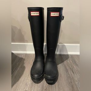 Hunter Black Women's Winter & Rain Boots